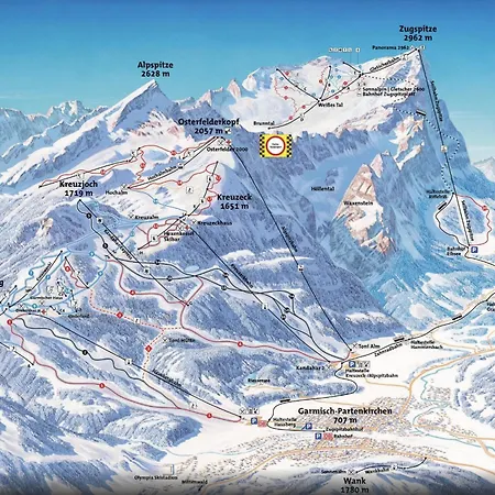 Zentrale In Mit Zugspitzblick 아파트 *